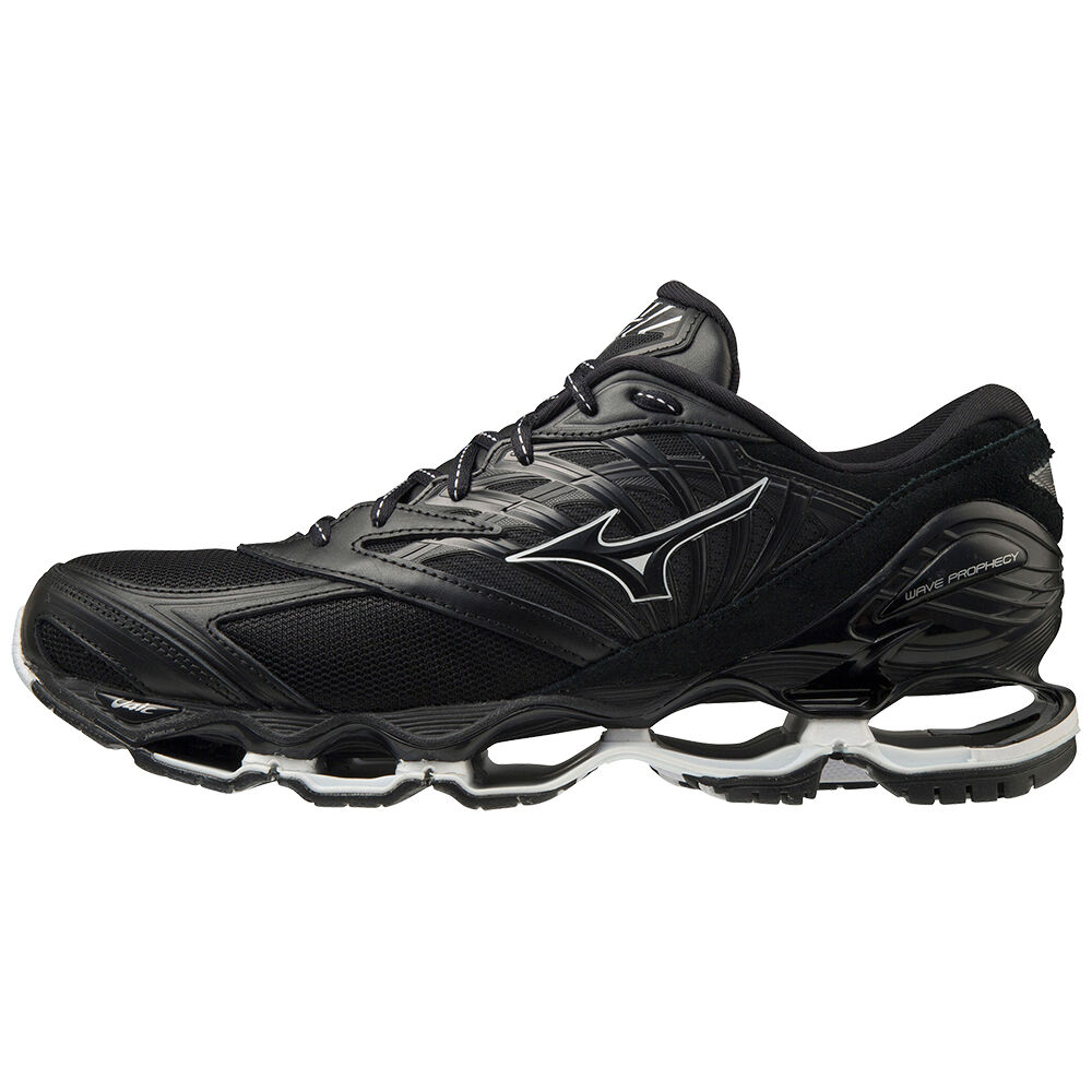 Tênis Mizuno Wave Prophecy LS Kuro - Homem - Pretas/Branco - OMYFB0579